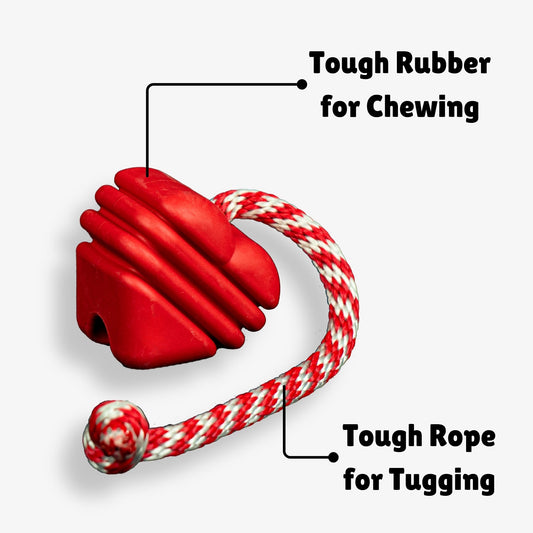Durable Heart Rope Tug Toy