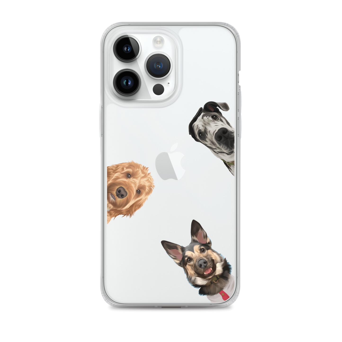 Pet Portrait iPhone Case- Peekaboo