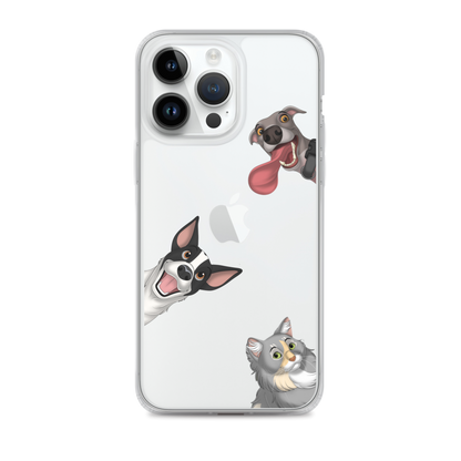 Pet Portrait iPhone Case- Peekaboo